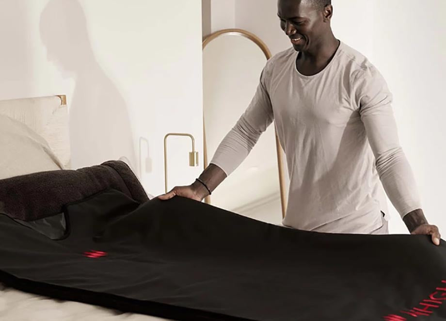unfolding sauna blanket