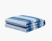 Blue Stripe gravity Flannel sheet