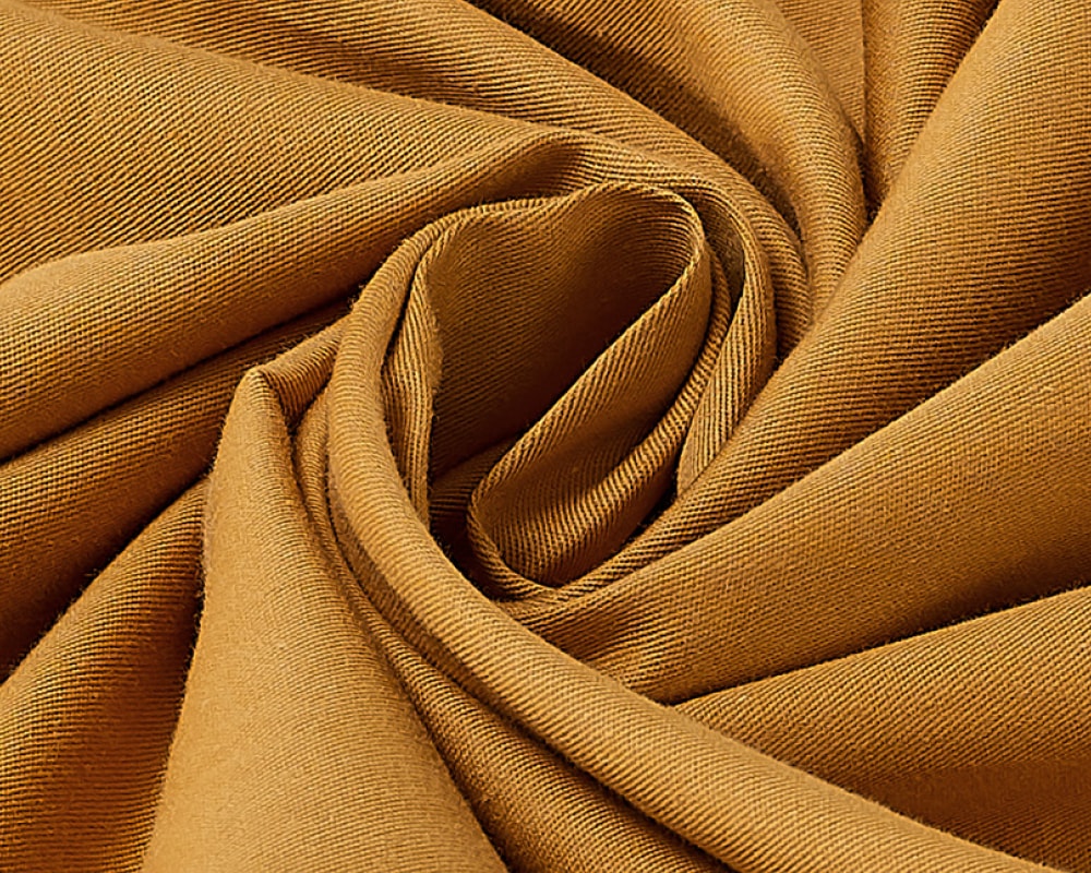 Coiled Ochre Basics by Gravity Cotton Duvet Covers  - #color_ochre